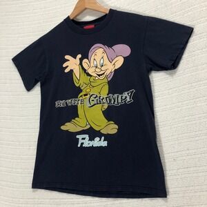 Disney‎ I'm With Grumpy Florida T-Shirt Cartoon Graphic Tee Size S
